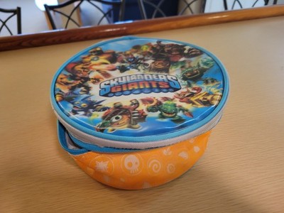Skylanders Giants Carrying Case by Power A | 9'' Round - Blue & Orange