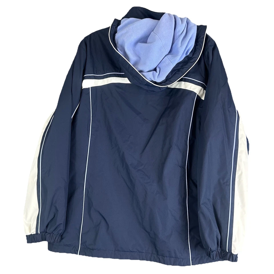 Chaqueta de invierno ZeroXposur XL 3 en 1 para hombre azul marino blanco polar forrado abrigo para nieve Foto 3 de 4