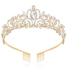 Queen Crown for Women Crystal Tiara for Wedding Birthday Party Jewelry New