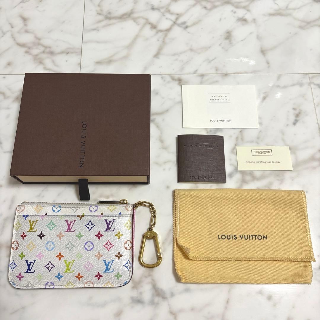 Louis Vuitton Pochette Clés NM Monogram Multicolor Canvas Mini
