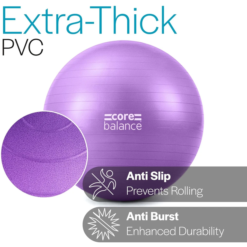 Pregnancy Ball with Air Pump - Ideal for Prenatal Yoga, Pilates, and Maternit... - Image 3 of 4