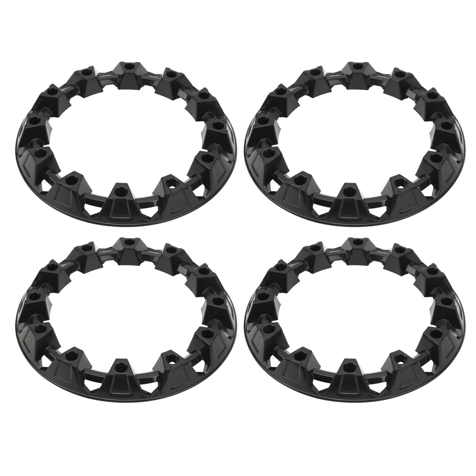 Universal 4Pcs Wheel Hub Protection Rim Cap For ATV Go Kart Easy To Use