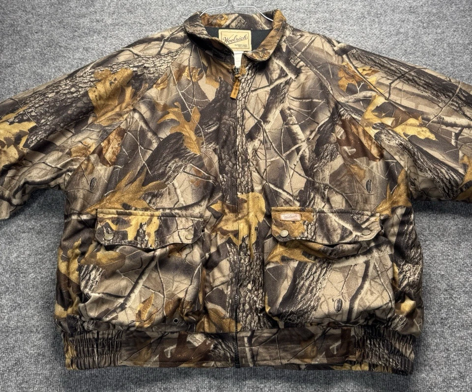 Woolrich Outdoor Guide Realtree Hardwoods Camo Jacket XL 5568WT - Image 2 of 4
