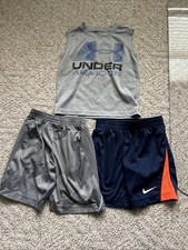 Boys 3 Pc Set Under Armour And Nike Size 4