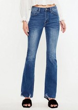 NWT maurices KanCan  High Rise Frayed Hem Bootcut Jeans