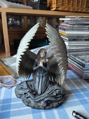 Prayer for the Fallen Angel Anne Stokes Gothic Witchy Dark Fantasy Mythical Art