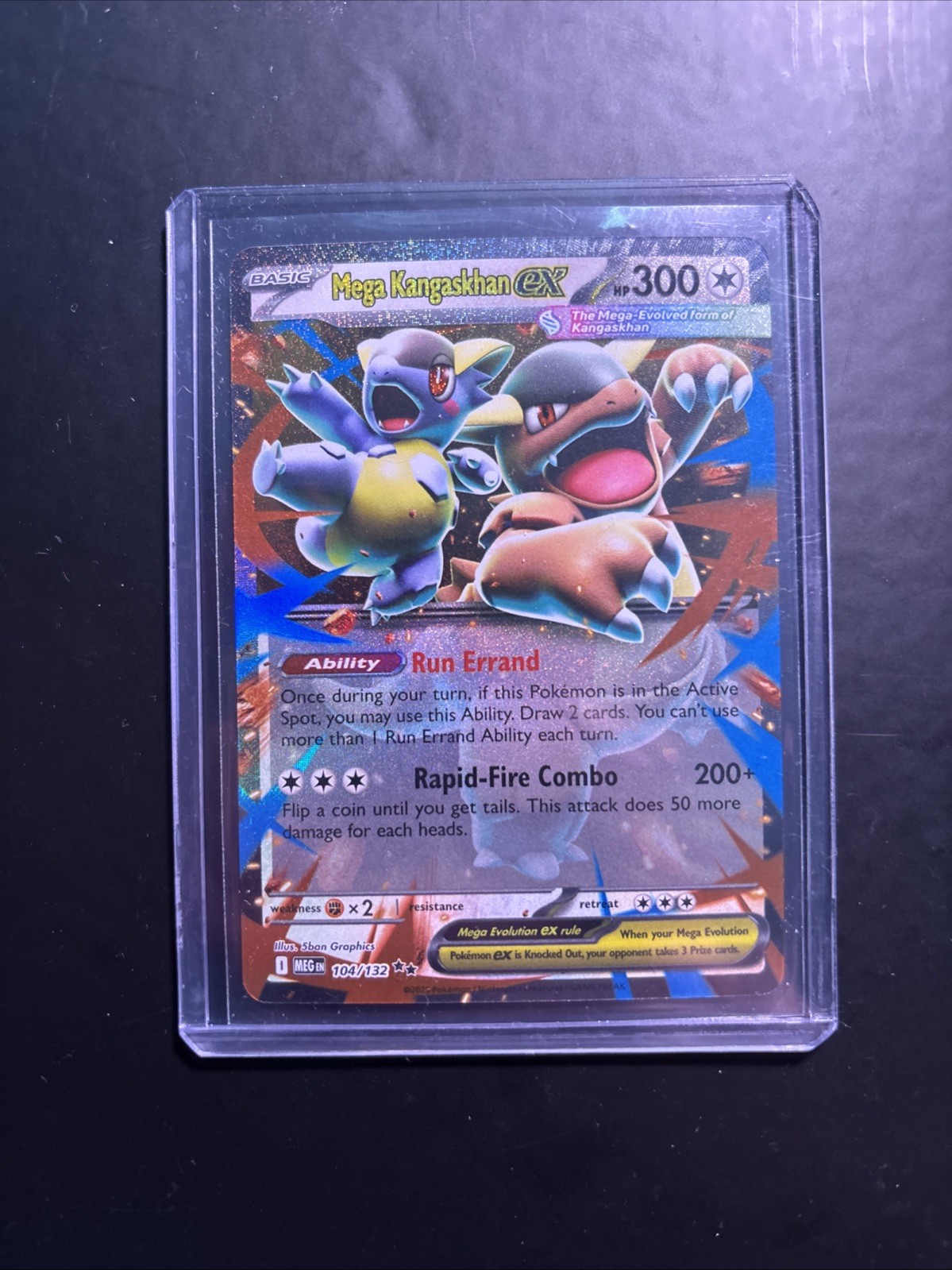 Mega Kangaskhan ex 104/132 Me01: Mega Evolution Double Rare