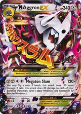 Mega-Aggron-EX - 94/160 - Holo Rare EX DMG, English Pokemon Primal Clash