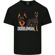Une Illustration De Doberman Pour Homme En T-Shirt En Coton Léger