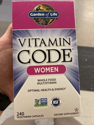 Garden of Life Vitamin Code Women Multivitamins - 240 Capsules 07/2026+