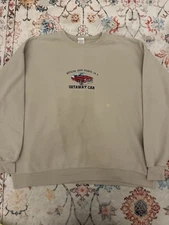 Taylor Swift Themed Embroidered Getaway Car Crew Neck Size XL