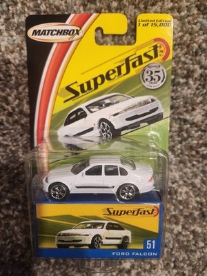 2004 Matchbox Superfast 35 Years #51 Ford Falcon - White