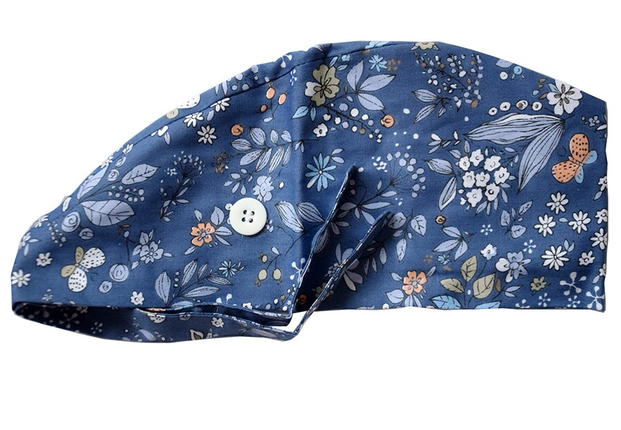 ZukoCert 3-Pack Bouffant Hats Adjustable w/Buttons & Sweatband, Medical Headwear - Image 4 of 4