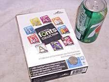 SEALED SUMMITSOFT CREATIVE FONTS COLLECTION PC WIN/MAC DOWNLOAD KEY ONLY NO DISC