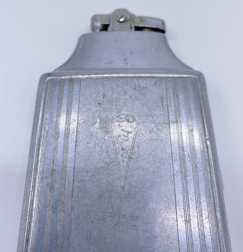 Vintage Ronson Mastercase Lighter Cigarette Case Brass Metal Made In USA - Picture 5 of 10