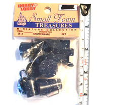 9 Pc Dollhouse Miniature Blue Enamel Splatterware Kitchen Small Town Treasures