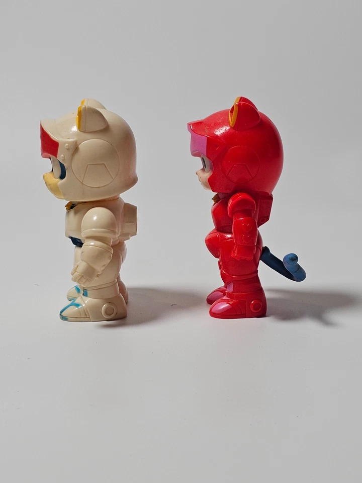 Lot of 2 Samurai Pizza Cats Speede Figure 1990 - Image 2 of 4