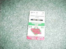 1995 NCAA College World Series Baseball Ticket Championship Cal State Fullerton