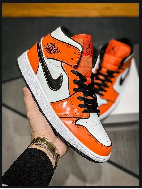 Nike Jordan 1 Mid SE Orange High Low DD6834 Sz 15 | eBay