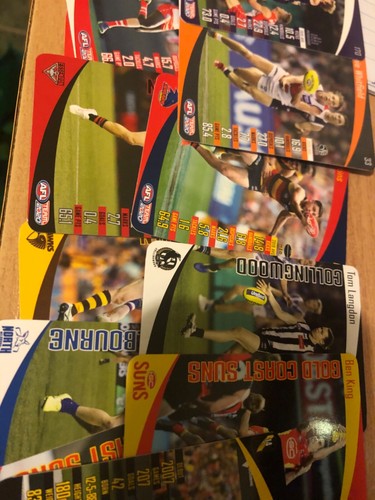 2020 AFL TEAMCOACH GOLD CARDS 2 x CARDS FOR $1.00 - BRAND NEW - Picture 2 of 2