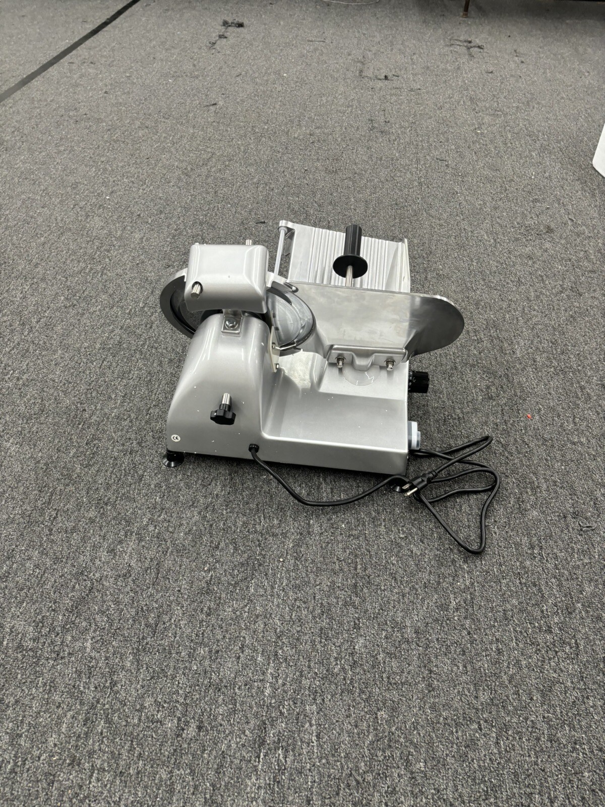 BESWOOD 250 10" Premium Chromiumplated Steel Blade Deli Meat Cheese