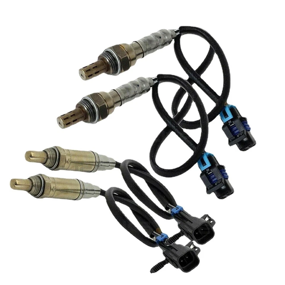 4PCS Up+Down Oxygen Sensor For Hummer H2 2007-2008 Isuzu Ascender 2006 234-4112 - Image 3 of 4