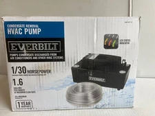 Everbilt Condensate Removal HVAC Pump Condensate Dischard 1/3 HP 1.6 Gallon