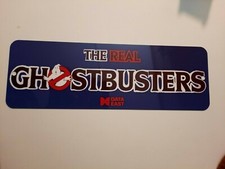 The Real Ghostbusters Arcade Marquee 4x12 Metal Wall Signs