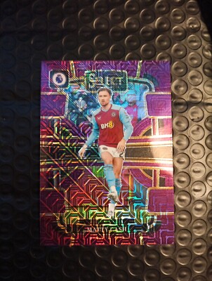 2023-24 Panini Select EPL Matty Cash #13 Purple Mojo Exclusive Aston Villa