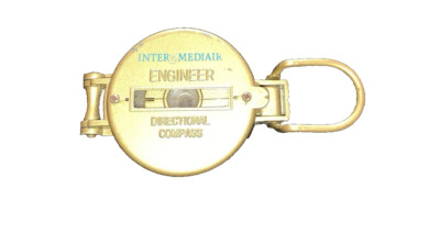 Vintage Inter Mediair Engineer Richtkompass 