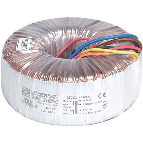 Avel Y236652 250VA 25V+25V Toroidal Transformer - 第 1/1 張圖片