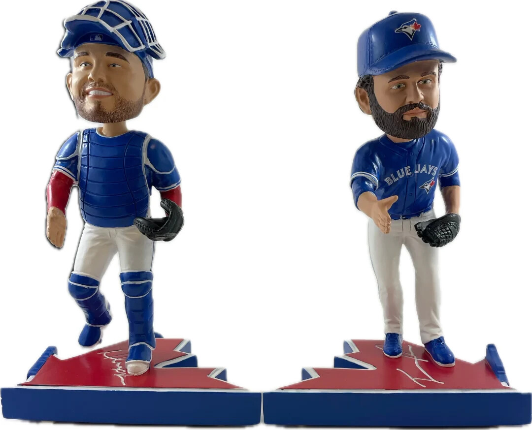 Toronto Blue Jays Jordan Romano & Alejandro Kirk FOCO 2 Bobbleheads Set