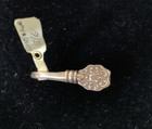 1857 Sterling Silver Sheffield Napkin Hook Victorian Serviette Clip Jd and Son