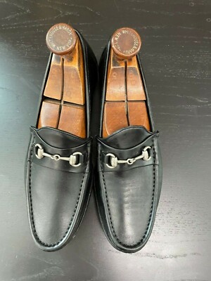 Allen Edmonds ''VERONA II'' Italian Men's Dress Loafers 11 D Black (591)