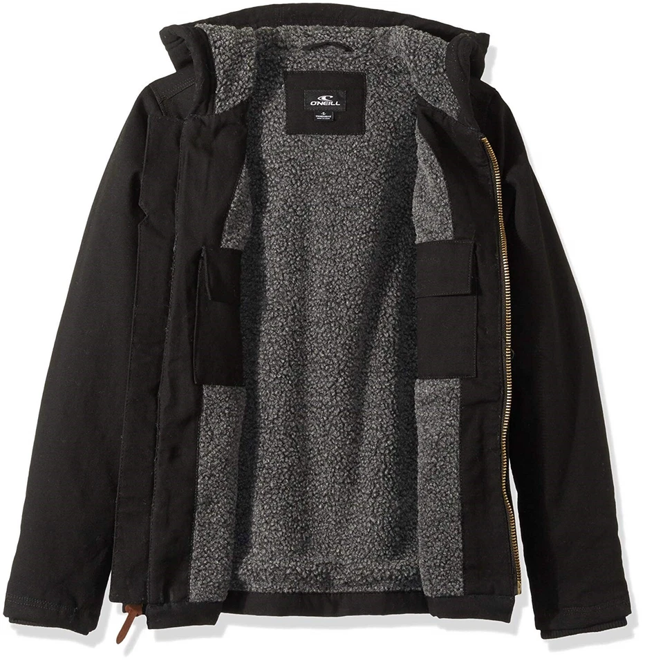 O'NEILL 168041 Niños Niños Grande Detroit Informal Chaqueta con Capucha Negra Talla X-Grande Foto 2 de 3