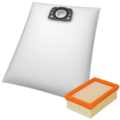 Staubsaugerbeutel +/- Filter für Kärcher MV WD 4 5 6 Premium Nass-Trockensauger
