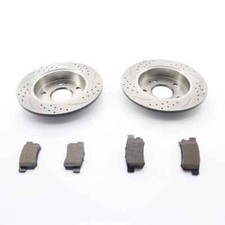 Rear High-speed Disc Rotors and Brake Pads set for Kia Rio JB Hyundai Accent MC