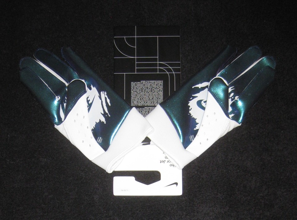 NIKE VAPOR JET 8.0 IRIDESCENT FOOTBALL GLOVES 1010843 166 YOUTH LARGE