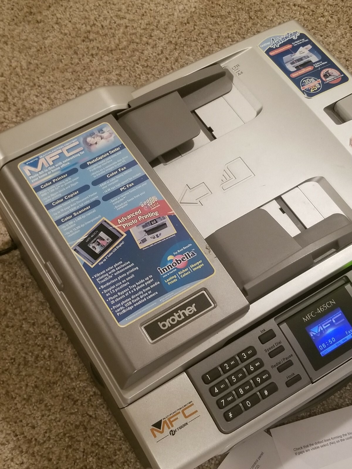 brother mfc465cn printer