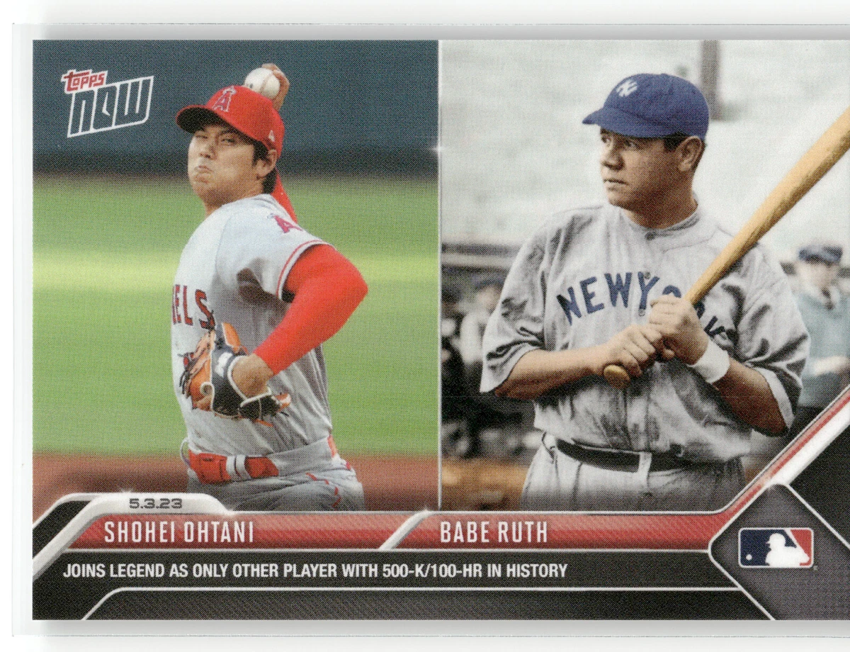 2023 Topps Now - Babe Ruth Shohei Ohtani #233 for sale | eBay