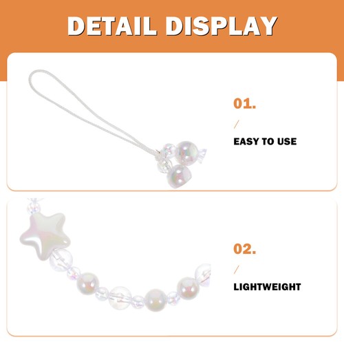 Bear Mobile Phone Chain Miss Beaded Wristlet for Handmade Lanyard Strap - 第 2/12 張圖片