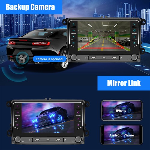 Per VW Touran Golf 5 6 Plus Caddy Jetta Autoradio Android 13 Carplay GPS NAVI BT - Foto 12 di 17
