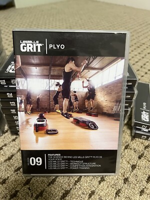 Les Mills Grit Plyo Release DVD CD Notes Workout Gym Fitness