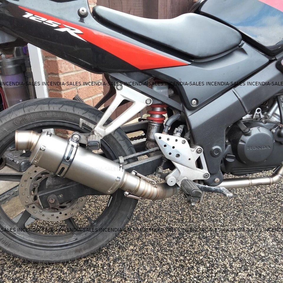 Sistema de escape de titanio Honda CBR 125 CBR125 R 2004-2018 Foto 4 de 4