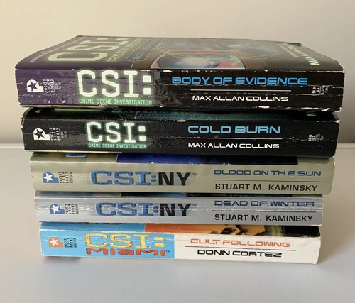 Lot of 5 CSI & CSI: NY Crime Scene Investigation Paperback Books - Picture 2 of 24