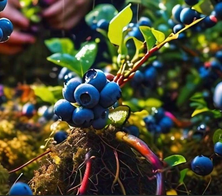 24 PERENNIAL FRUIT PLANTS BLUEBERRY BUSH RASPBERRY PURPLE GRAPE VINES ELDERBERRY - Image 3 of 4