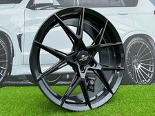 4 x 18 Inch 5x112 Forzza Oregon Style Black Magic Wheels: Fits For Volkswagen