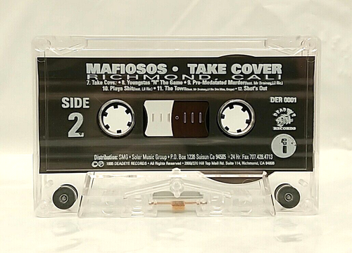 (Cass) Mafiosos – Take Cover, US OG Press, DER 0001, Album, 794254000144, Rare. - Picture 9 of 9