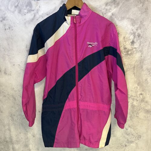 Vintage Reebok Jacket Womens XL Full Zip Thin Parka