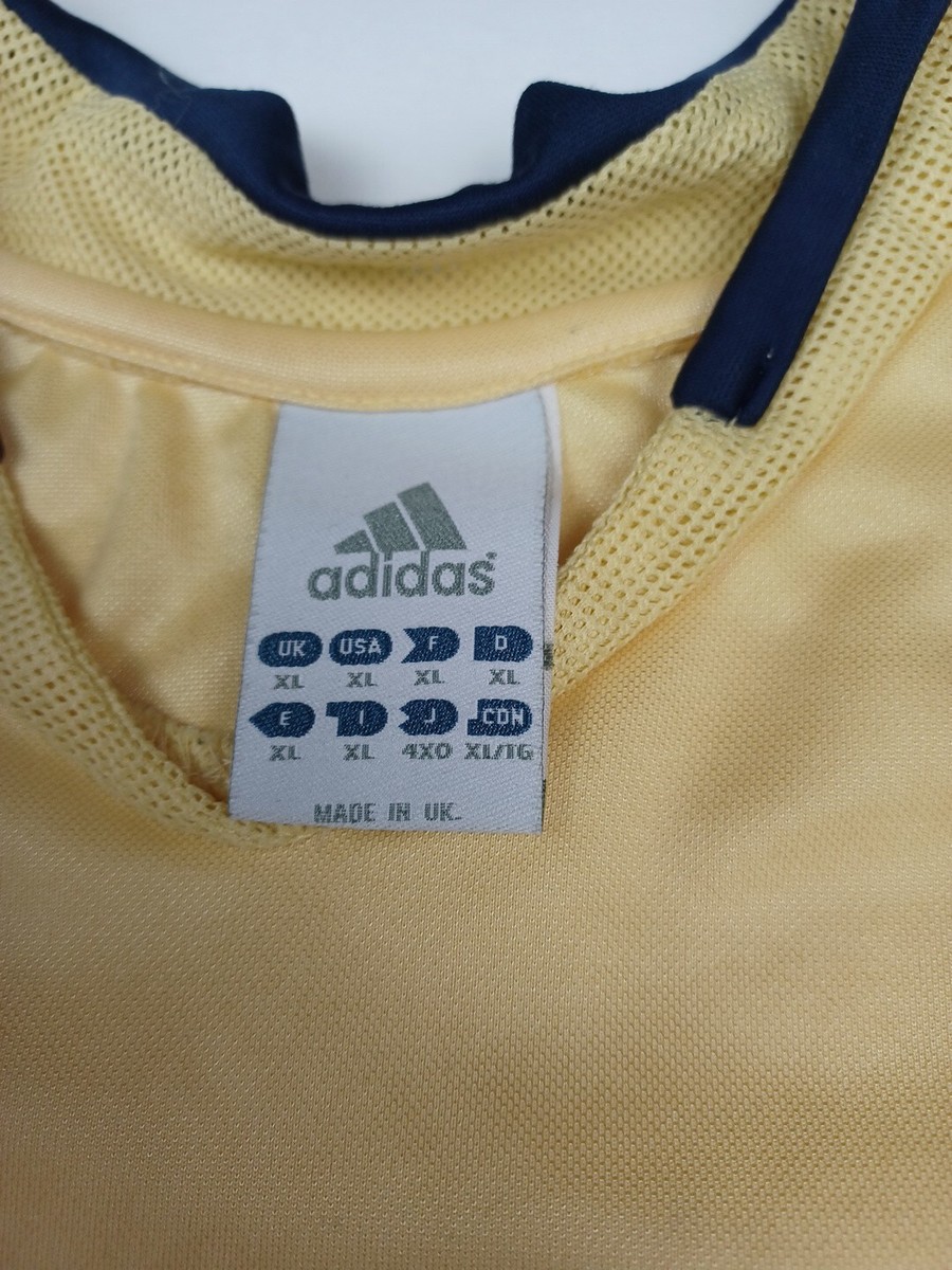 2004-2005 Ajax Amsterdam Soccer Jersey Shirt Away Yellow ABN